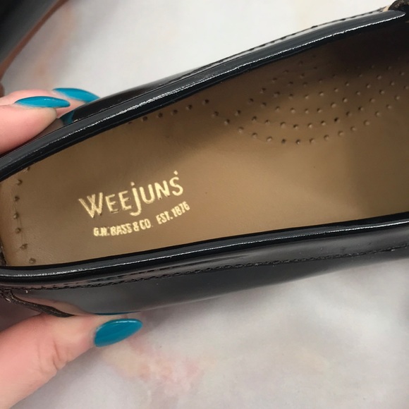 Wee Juns vintage penny loafers black size 7 - Picture 4 of 6